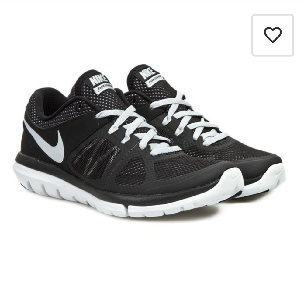 Nike Black & White Women's Flex 2014 Running Sneaker Size 11